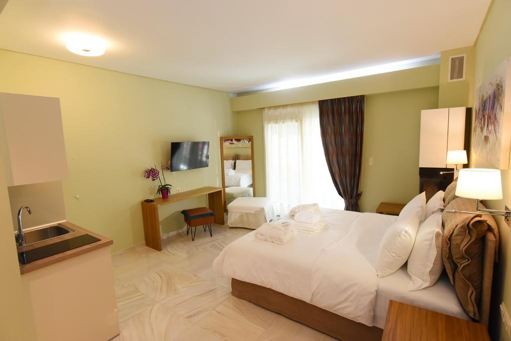 Edem Luxury Apartments Néa Péramos Habitación foto